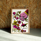 Appreciation wall art by Jake Foreman in a natural wood frame