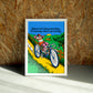 Balance wall art by Jake Foreman in a white frame