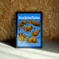 Catz wall art by Jake Foreman in a black frame