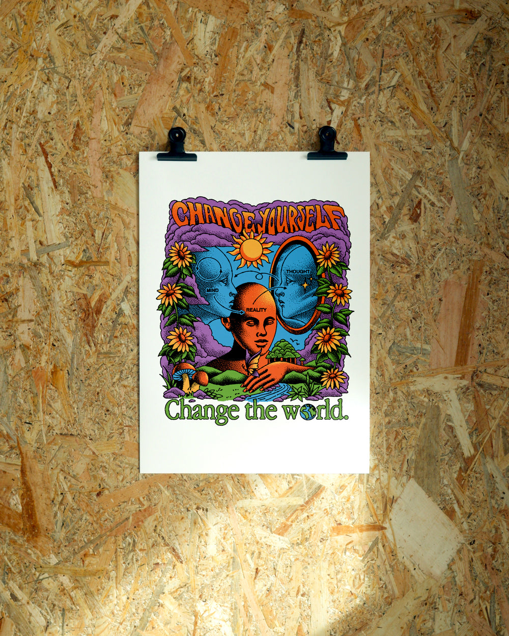 Change wall art by Jake Foreman, unframed giclée art print