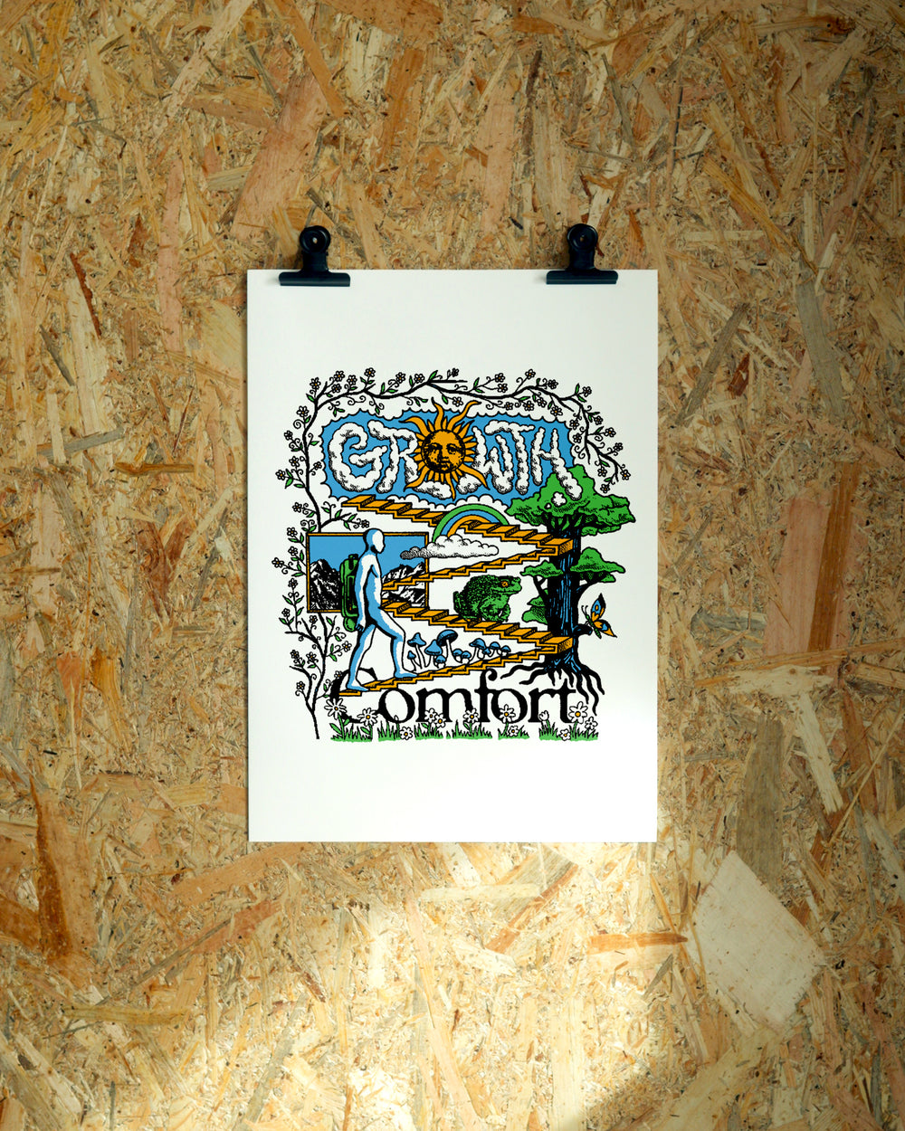 Comfort wall art by Jake Foreman, unframed giclée art print