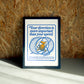 Direction wall art by Jake Foreman in a black frame