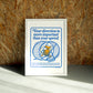 Direction wall art by Jake Foreman in a white frame