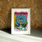 Evolution wall art by Jake Foreman in a white frame