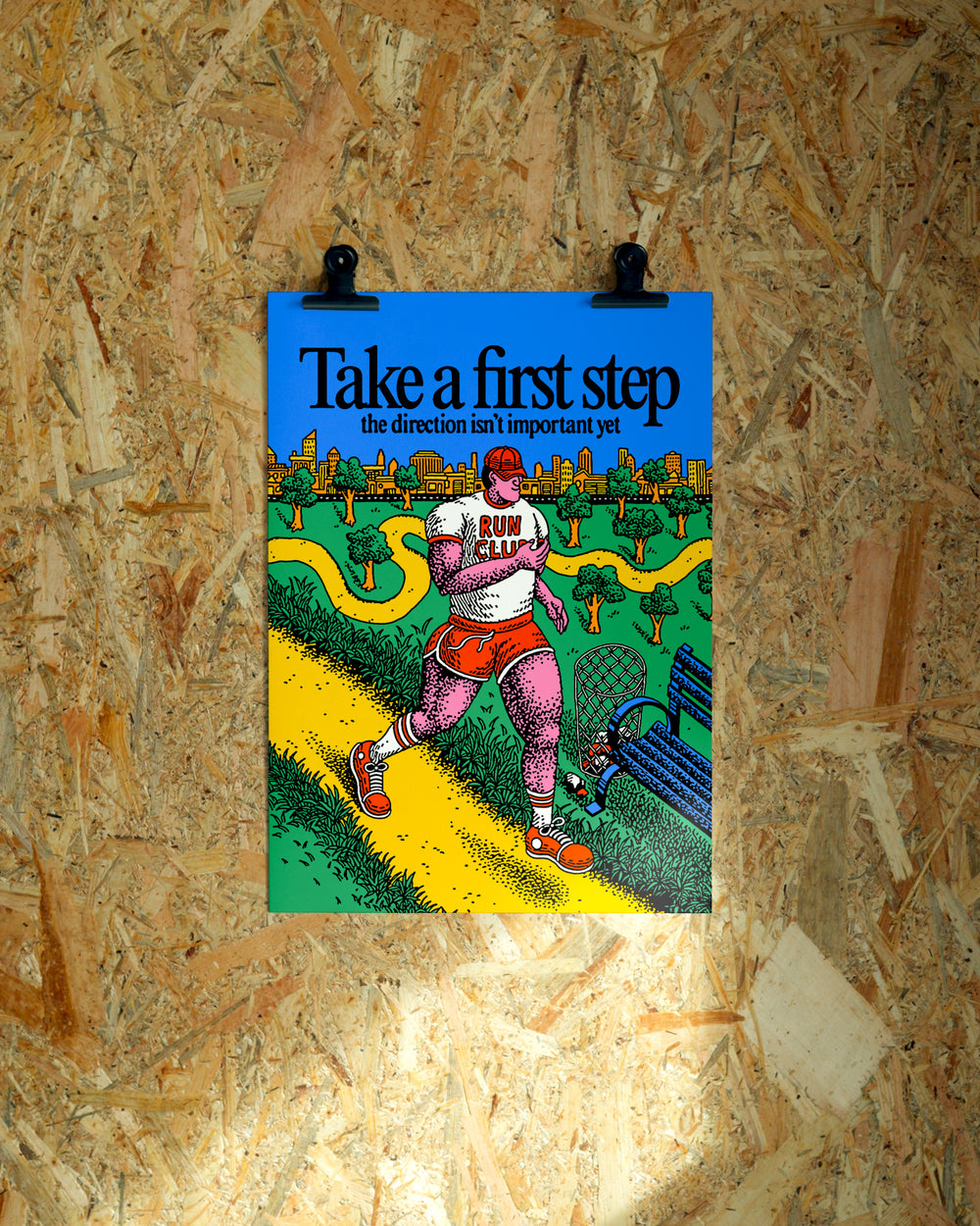 First Step wall art by Jake Foreman, unframed giclée art print