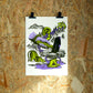 Flow wall art by Jake Foreman, unframed giclée art print