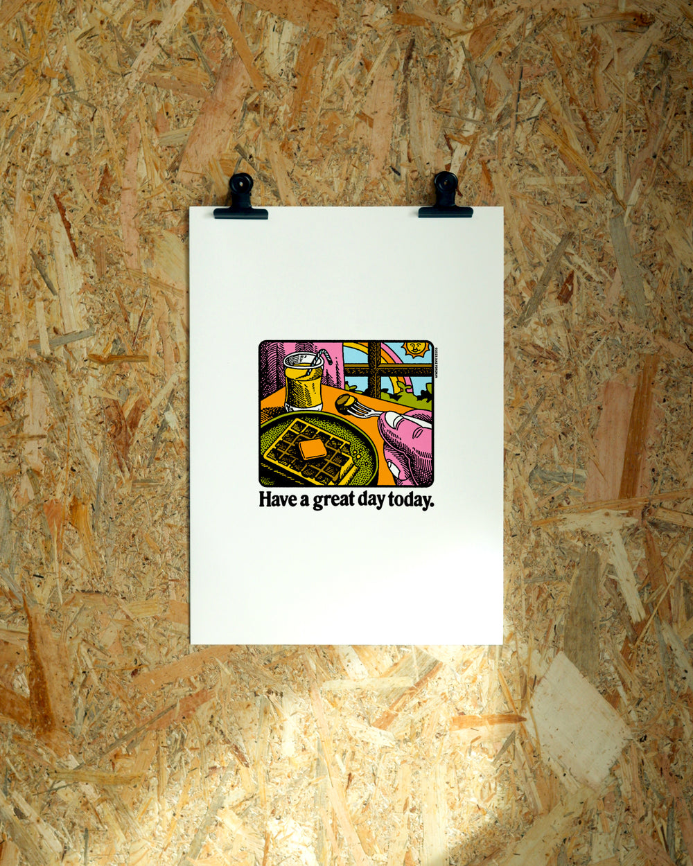 Great Day wall art by Jake Foreman, unframed giclée art print