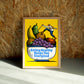 Healthy wall art by Jake Foreman in a natural wood frame