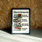Ideas wall art by Jake Foreman in a black frame
