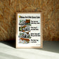 Ideas wall art by Jake Foreman in a natural wood frame