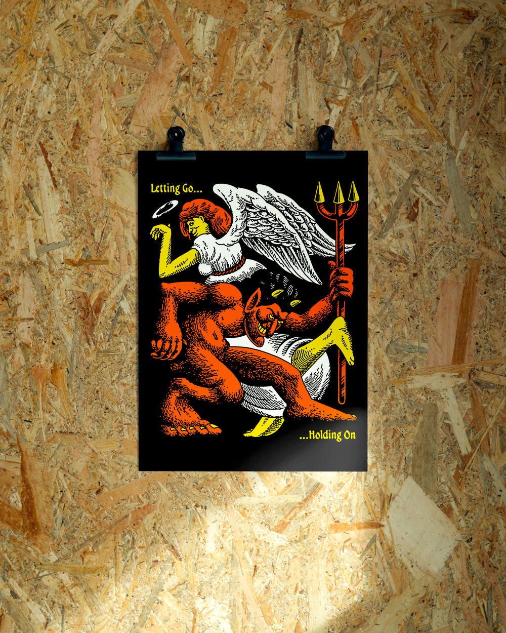 Let Go wall art by Jake Foreman, unframed giclée art print