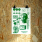 Mental Wealth wall art by Jake Foreman, unframed giclée art print
