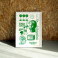 Mental Wealth wall art by Jake Foreman in a white frame