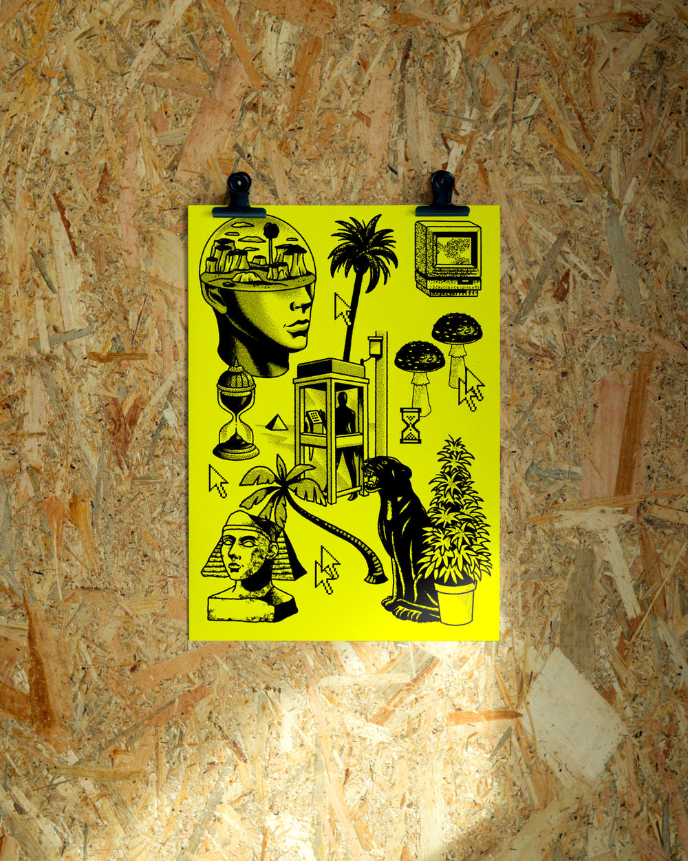 Nostalgia wall art by Jake Foreman, unframed giclée art print