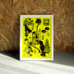 Nostalgia wall art by Jake Foreman in a white frame