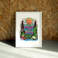 Nothing wall art by Jake Foreman in a white frame