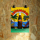 Optimism wall art by Jake Foreman, unframed giclée art print
