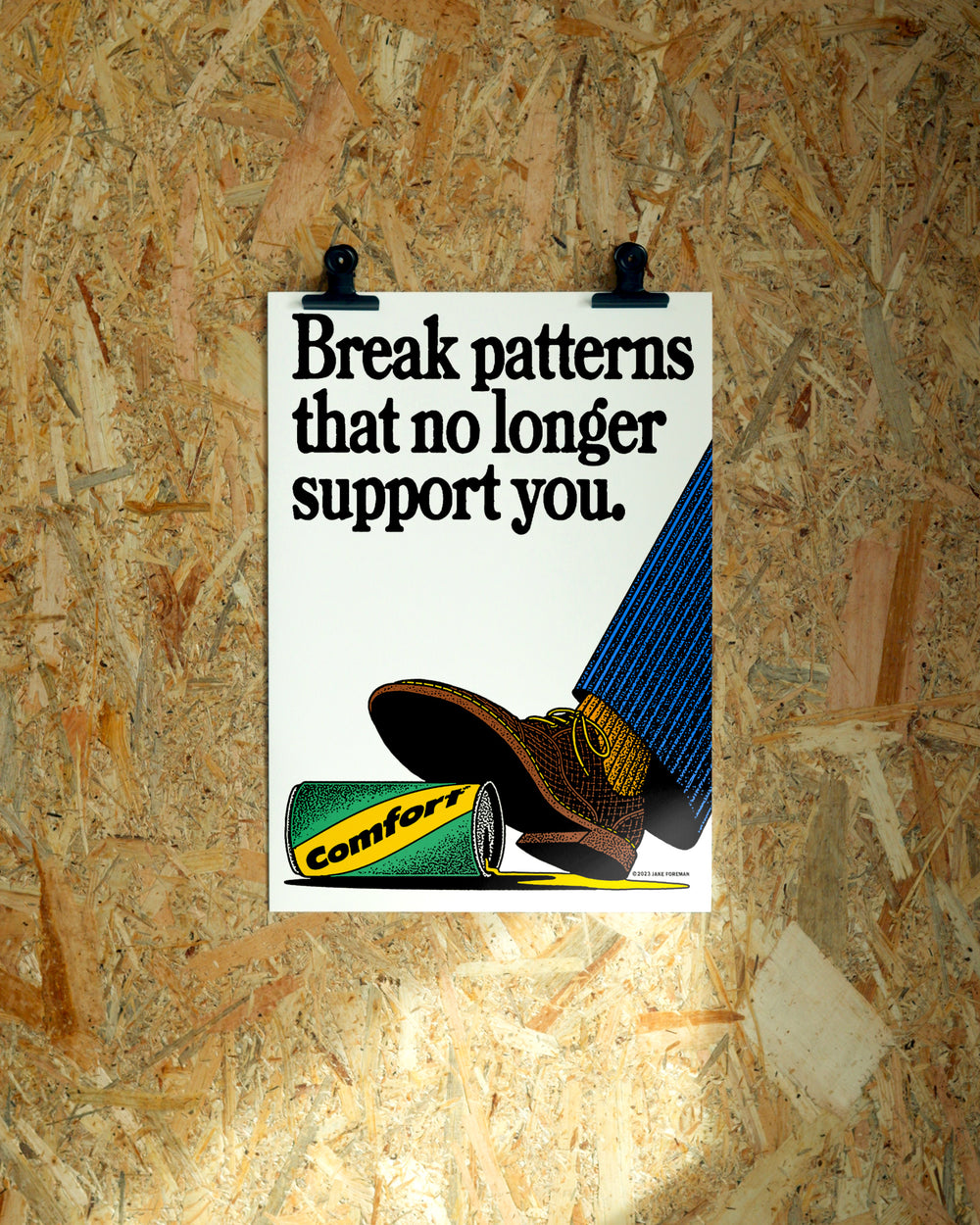 Patterns wall art by Jake Foreman, unframed giclée art print