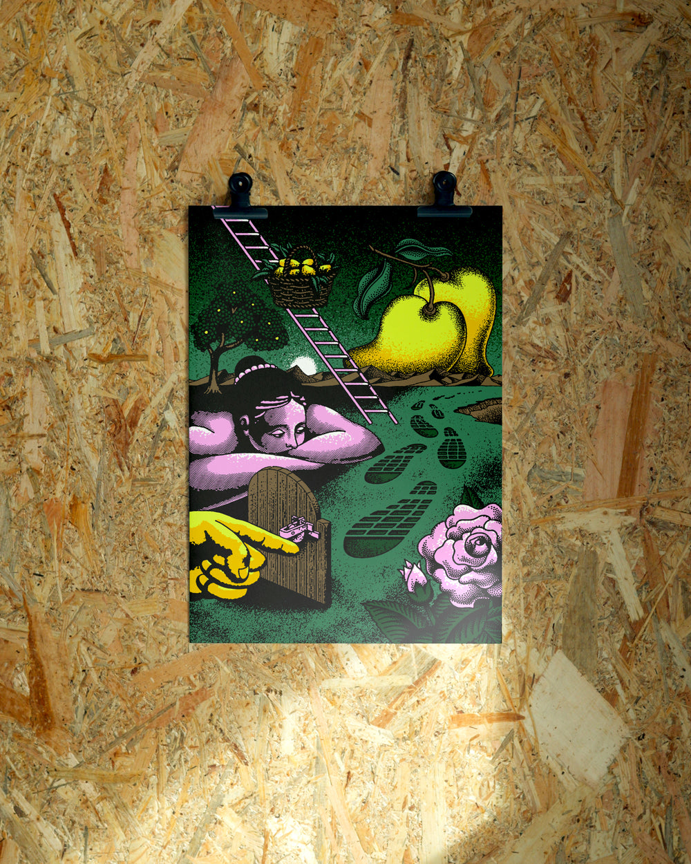Road wall art by Jake Foreman, unframed giclée art print