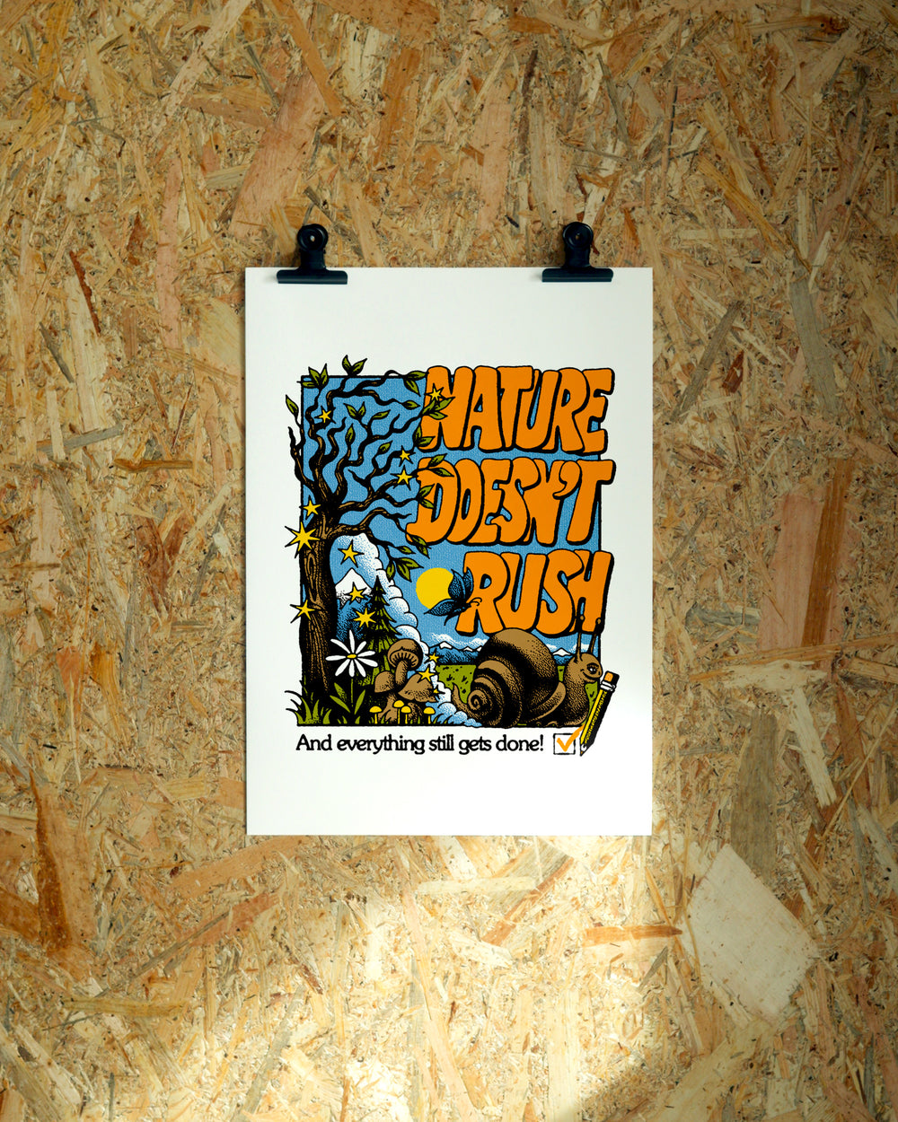 Rush wall art by Jake Foreman, unframed giclée art print