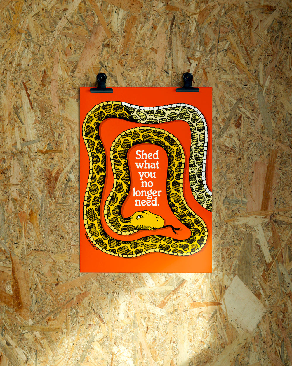 Shed wall art by Jake Foreman, unframed giclée art print