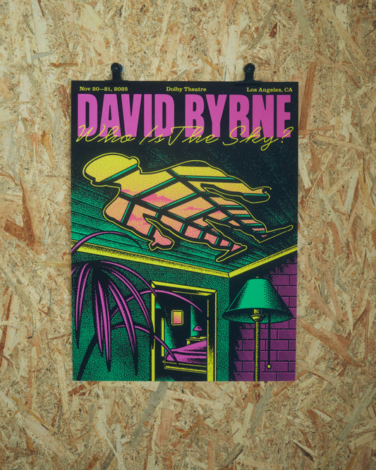 David Byrne Tour Poster
