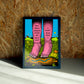 Think wall art by Jake Foreman in a black frame