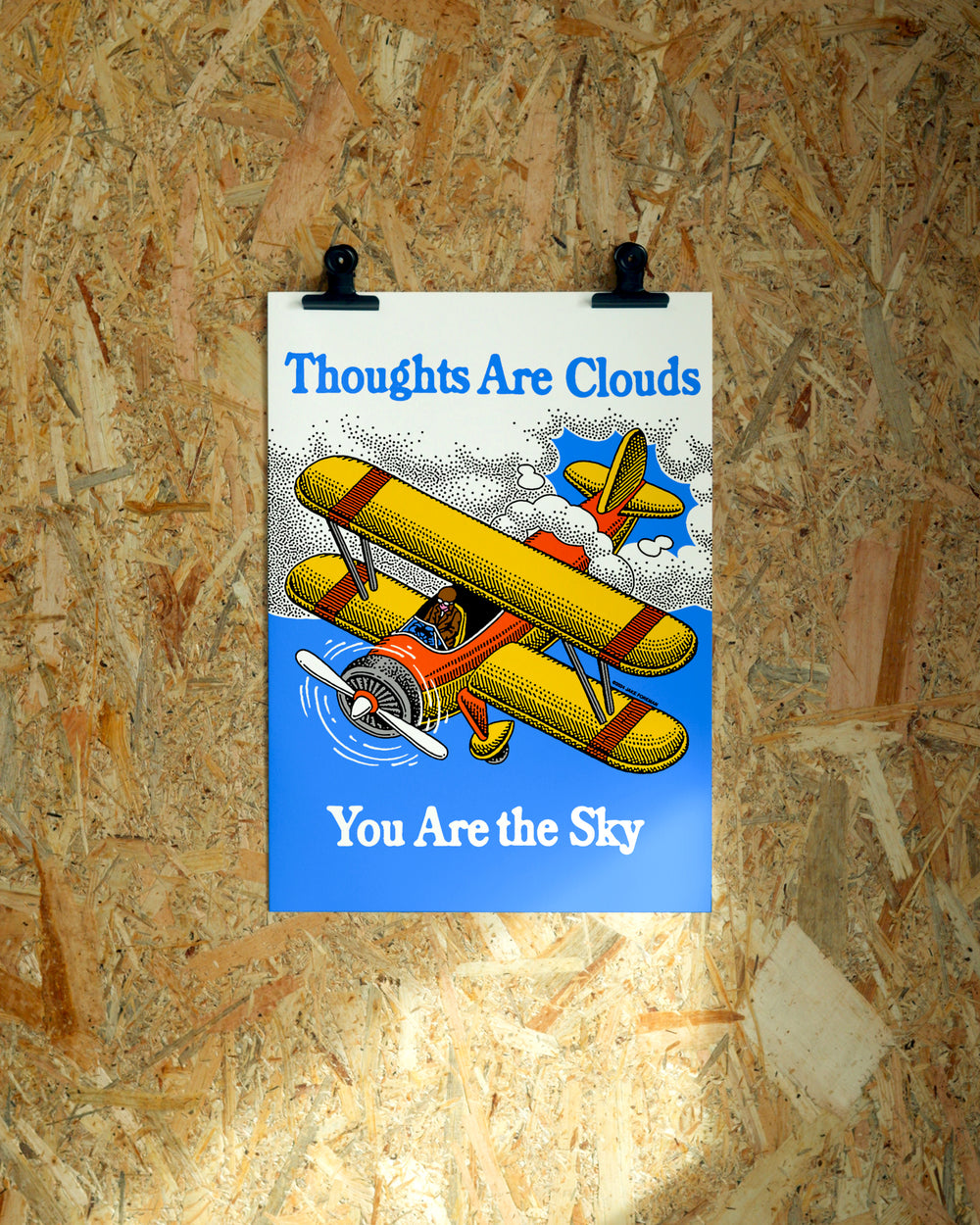 Thoughts wall art by Jake Foreman, unframed giclée art print