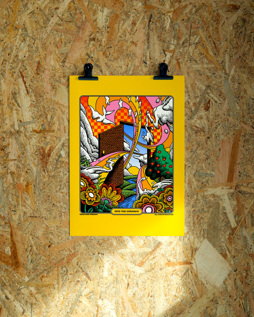 Unknown wall art by Jake Foreman, unframed giclée art print