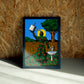 Water Yourself wall art by Jake Foreman in a black frame