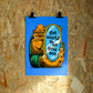 World wall art by Jake Foreman, unframed giclée art print